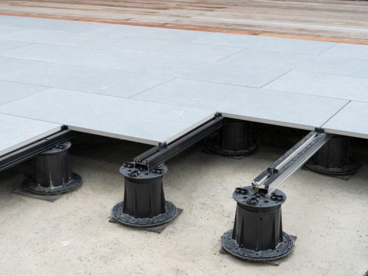 Terrasse sur plots